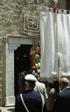 Rientro in chiesa della statua